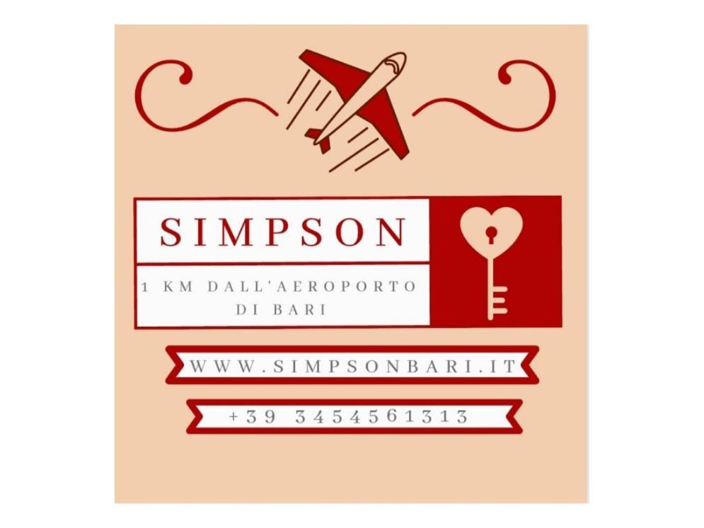 Simpson - Aeroporto Di Bari - Affittacamere Экстерьер фото